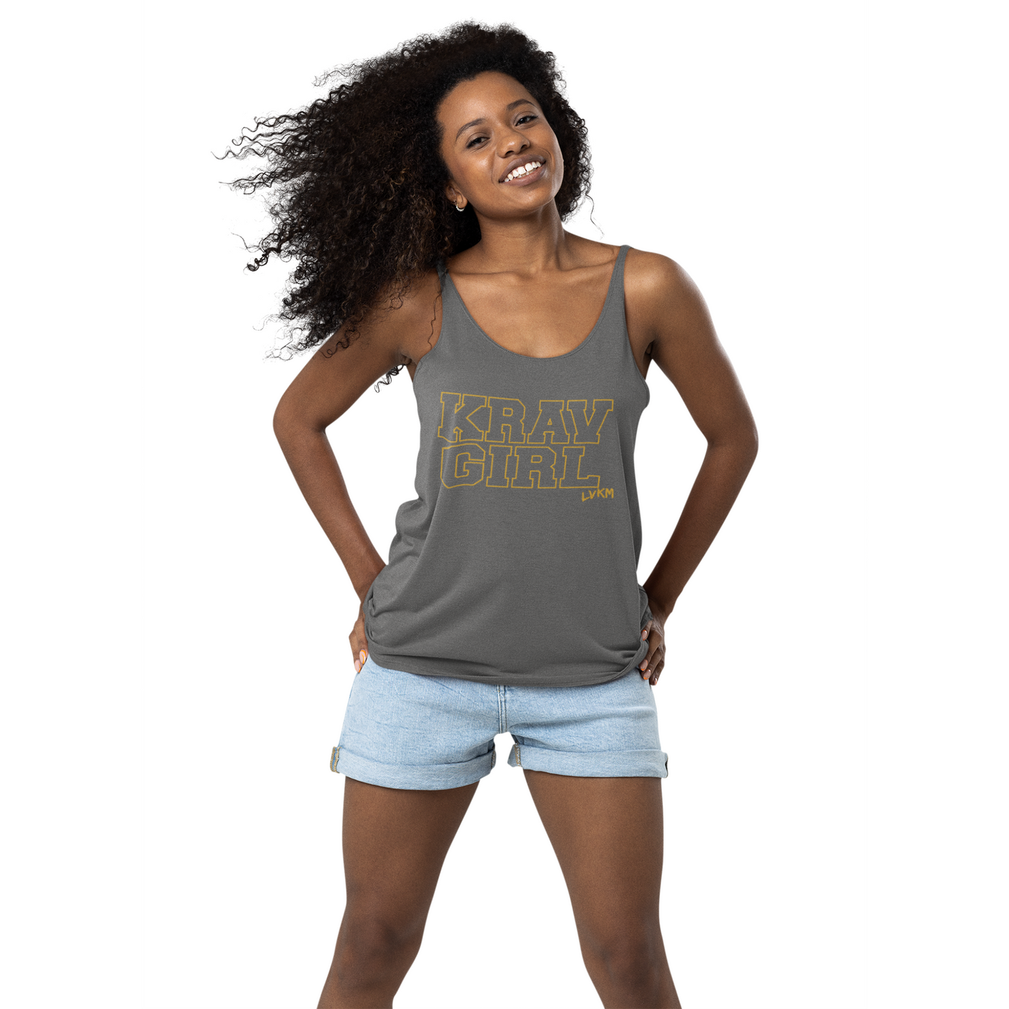 KRAV GIRL' Tri-Blend Women's Tank - Empowered Fit
