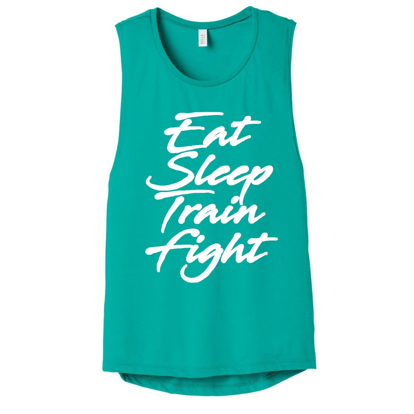 Las Vegas Combat Academy 'Eat Sleep Train Fight' Motivational Women's Tank Top - Las Vegas Combat Academy