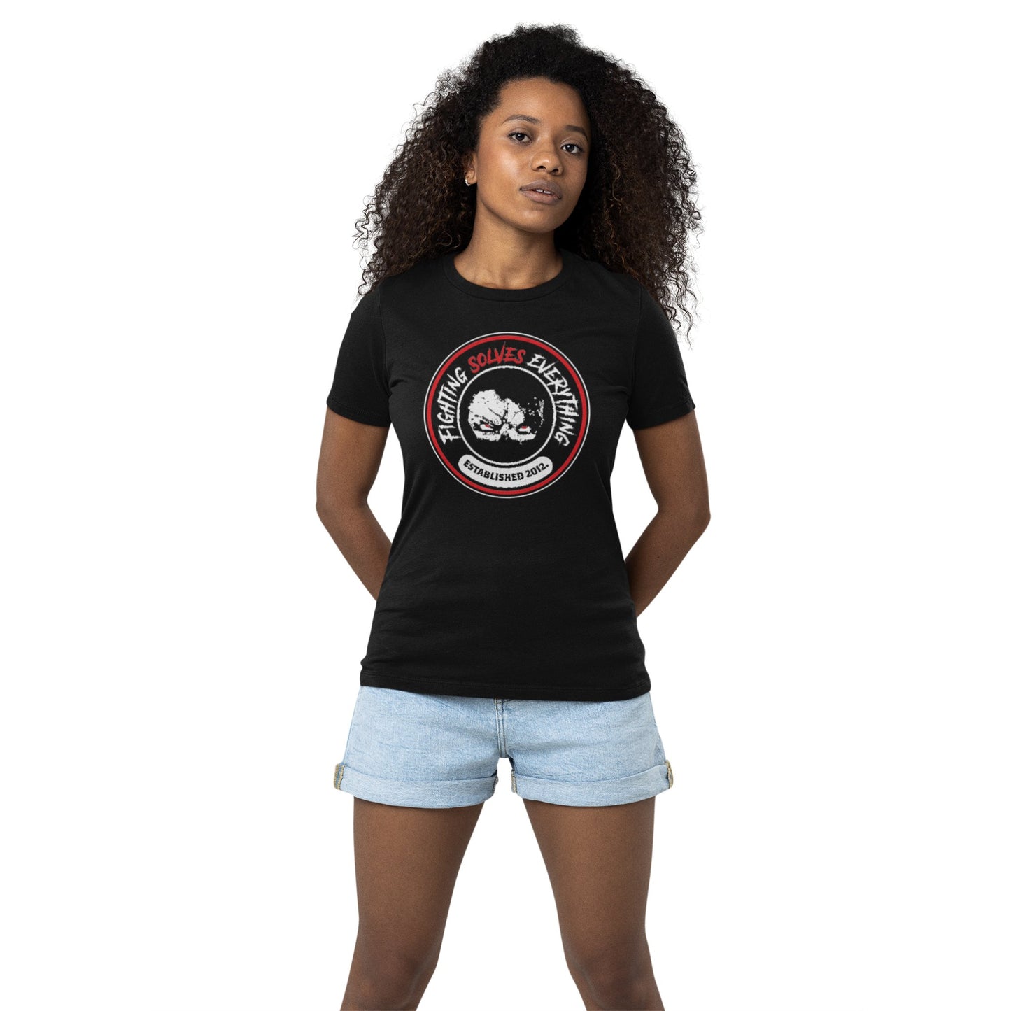 Las Vegas Combat Academy 'Fighting Solves Everything' Rash Guard - Unisex Fightwear - Las Vegas Combat Academy