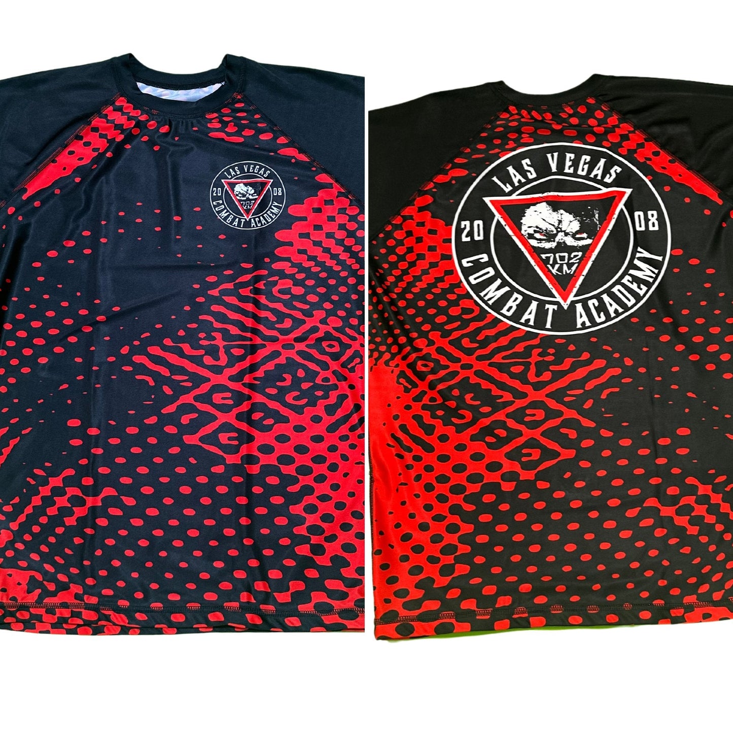 Las Vegas Combat Academy Fitted Rash Guard - Unisex Fightwear - Las Vegas Combat Academy
