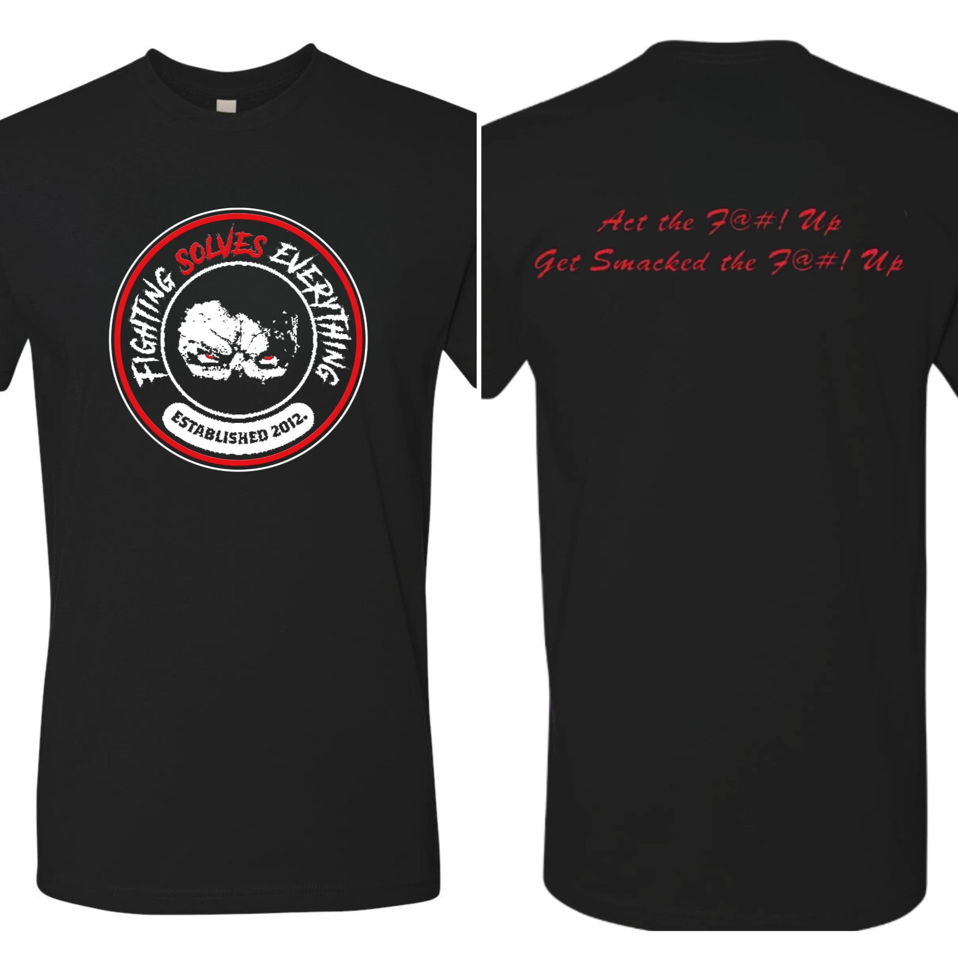 Las Vegas Combat Academy 'Fighting Solves Everything' Rash Guard - Unisex Fightwear - Las Vegas Combat Academy