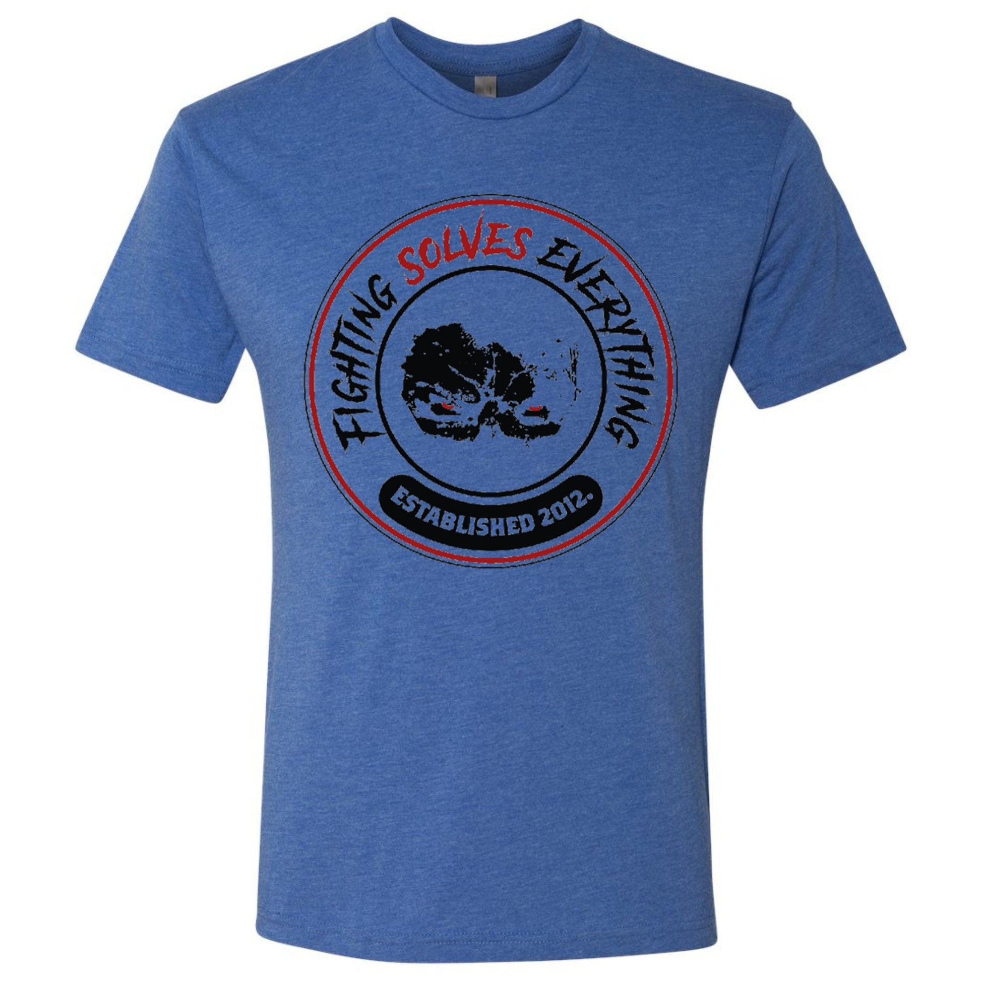 Las Vegas Combat Academy 'FIGHTING SOLVES EVERYTHING' Unisex T-Shirt - Vintage Colors - Las Vegas Combat Academy